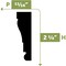 Ekena Millwork WM376 - 2 1/4"H x 11/16"D x 144"L Casing Flexible Moulding CASFWM376X144 - alternate 2
